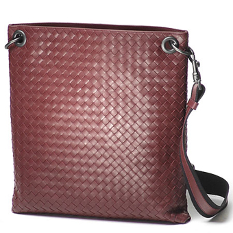 BOTTEGA VENETA ボッテガヴェネタ バッグ コピー レザー ショルダーバッグ 161623 v465c 6168 イントレチャート レッド